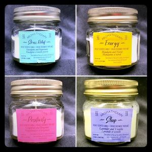 NWOT Still Sealed Aromatherapy candle set of 4
